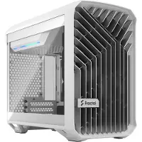 Fractal Design Torrent Nano, PC, Weiß, Micro-ITX, Stahl, Gehärtetes Glas, 16,5 cm, 33,5 cm