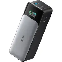 Anker Powerbank "737 (PowerCore 24K)", schwarz (silber, schwarz), 24.000mAh, Akkumulatoren, Powerbank