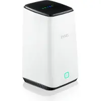 Zyxel FWA510, Wi-Fi 6 (802.11ax), Dual-Band (2,4 GHz/5 GHz), Ethernet/LAN, 5G, Schwarz, Grau, Tabletop-Router