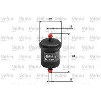 Valeo Kraftstofffilter 587009 für Fiat Lancia Autobianchi Panda Tipo Regata Uno