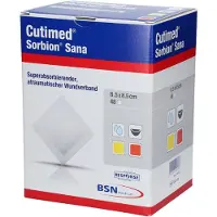 Bsn Medical Cutimed Sorbion Sana Wundauflage 8,5x8,5 cm 48 St Pflaster