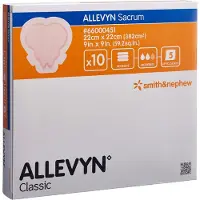 Smith&Nephew Allevyn Sacrum groß 22x22 cm Wundverband haftend 10 St Verband