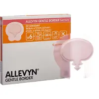Allevyn Gentle Border Sacrum 16,8x17,1 cm Schaumv. 5 St Verband