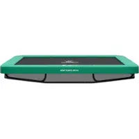 Magic Circle Pro Rechteckige Bodentrampolin Pro Grün 214 x 305 cm