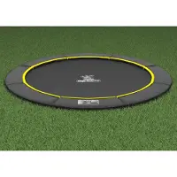 Magic Circle Pro Flat to the Ground Trampolin Pro Black 410 cm