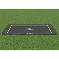 Magic Circle Pro Flat to the ground Trampolin Rechteck Pro Schwarz 214x305 cm