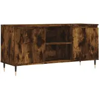 vidaXL TV-Schrank Räuchereiche 104x35x50 cm Holzwerkstoff