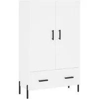 vidaXL Highboard Weiß 69,5x31x115 cm Holzwerkstoff