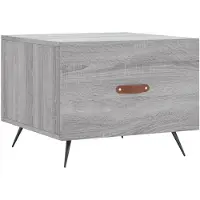 vidaXL Couchtisch Grau Sonoma 50x50x40 cm Holzwerkstoff