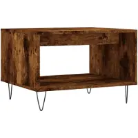 vidaXL Couchtisch Räuchereiche 60x50x40 cm Holzwerkstoff