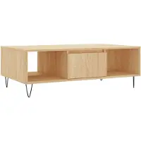 vidaXL Couchtisch Sonoma-Eiche 104x60x35 cm Holzwerkstoff
