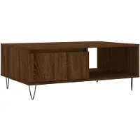 vidaXL Couchtisch Braun Eichen-Optik 90x60x35 cm Holzwerkstoff