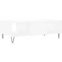 vidaXL Couchtisch Weiß 104x60x35 cm Holzwerkstoff