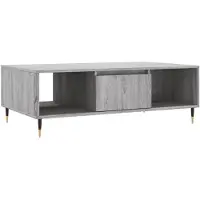 vidaXL Couchtisch Grau Sonoma 104x60x35 cm Holzwerkstoff