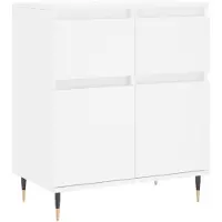 vidaXL Sideboard Weiß 60x35x70 cm Holzwerkstoff