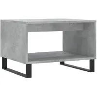 vidaXL Couchtisch Betongrau 60x50x40 cm Holzwerkstoff