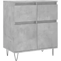 vidaXL Sideboard Betongrau 60x35x70 cm Holzwerkstoff