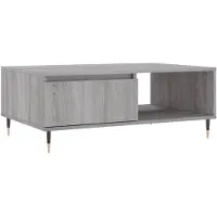 vidaXL Couchtisch Grau Sonoma 90x60x35 cm Holzwerkstoff