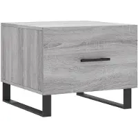 vidaXL Couchtisch Grau Sonoma 50x50x40 cm Holzwerkstoff