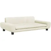 vidaXL Hundebett Creme 100x54x33 cm Samt