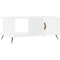 vidaXL Couchtisch Weiß 90x50x40 cm Holzwerkstoff
