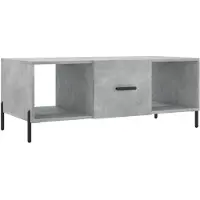 vidaXL Couchtisch Betongrau 102x50x40 cm Holzwerkstoff