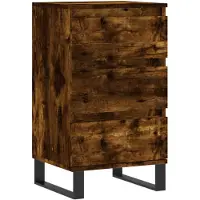 vidaXL Sideboard Räuchereiche 40x35x70 cm Holzwerkstoff