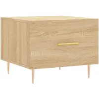 vidaXL Couchtisch Sonoma-Eiche 50x50x40 cm Holzwerkstoff
