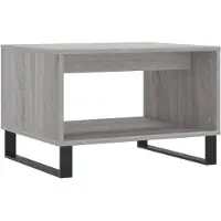 vidaXL Couchtisch Grau Sonoma 60x50x40 cm Holzwerkstoff