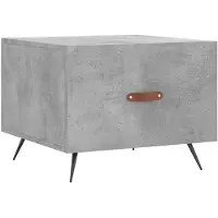 vidaXL Couchtisch Betongrau 50x50x40 cm Holzwerkstoff