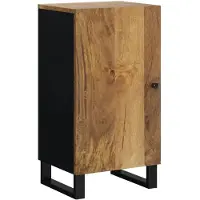 vidaXL Sideboard mit Tür 40x31x75 cm Massivholz Mango