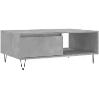 vidaXL Couchtisch Betongrau 90x60x35 cm Holzwerkstoff