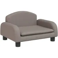vidaXL Hundebett Taupe 50x40x30 cm Stoff