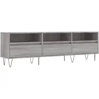 vidaXL TV-Schrank Grau Sonoma 150x30x44,5 cm Holzwerkstoff