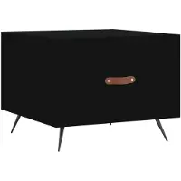 vidaXL Couchtisch Schwarz 50x50x40 cm Holzwerkstoff