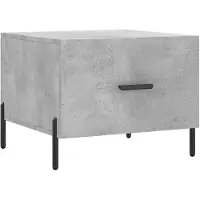 vidaXL Couchtisch Betongrau 50x50x40 cm Holzwerkstoff