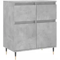vidaXL Sideboard Betongrau 60x35x70 cm Holzwerkstoff