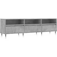 vidaXL TV-Schrank Betongrau 150x30x44,5 cm Holzwerkstoff
