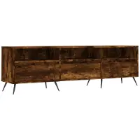 vidaXL TV-Schrank Räuchereiche 150x30x44,5 cm Holzwerkstoff