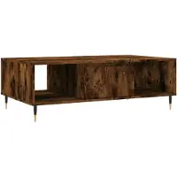 vidaXL Couchtisch Räuchereiche 104x60x35 cm Holzwerkstoff