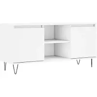 vidaXL TV-Schrank Weiß 104x35x50 cm Holzwerkstoff