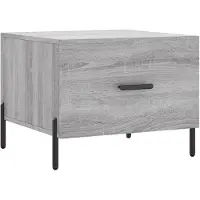 vidaXL Couchtisch Grau Sonoma 50x50x40 cm Holzwerkstoff