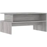 vidaXL Couchtisch Grau Sonoma 90x55x42,5 cm Holzwerkstoff