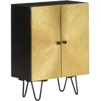 vidaXL Sideboard 55x30x75 cm Massivholz Mango