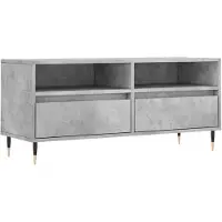 vidaXL TV-Schrank Betongrau 100x34,5x44,5 cm Holzwerkstoff
