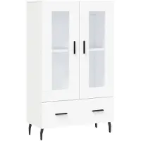 vidaXL Highboard Weiß 69,5x31x115 cm Holzwerkstoff