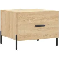 vidaXL Couchtisch Sonoma-Eiche 50x50x40 cm Holzwerkstoff