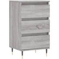 vidaXL Sideboard Grau Sonoma 40x35x70 cm Holzwerkstoff