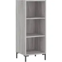 vidaXL Sideboard Grau Sonoma 34,5x32,5x90 cm Holzwerkstoff
