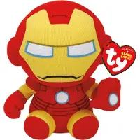 TY Kuscheltier - Beanie Babys - 15 cm - Marvel Iron Mo - - One Size - Kuscheltiere